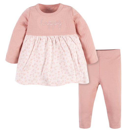 2-Piece Baby & Toddler Girls Purrfectly Cute Dress & Legging Set